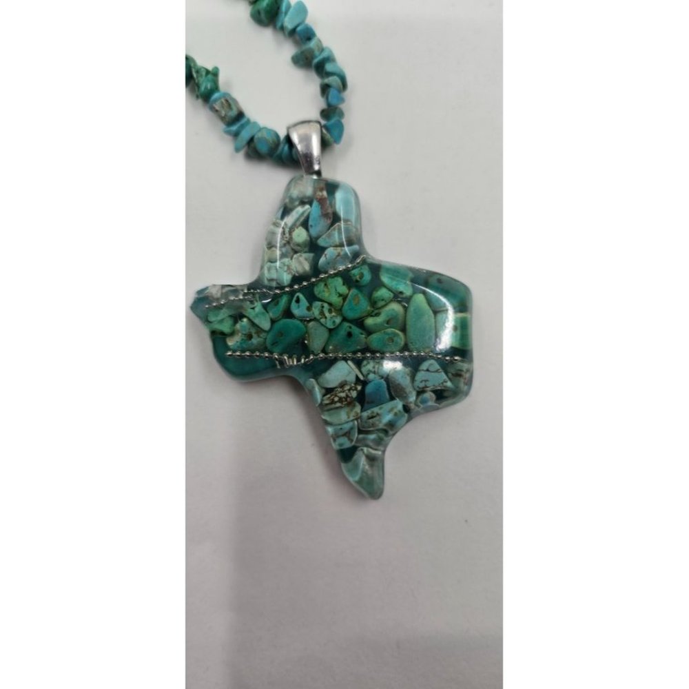 Beautiful  Handmade Texas Pendant  Necklace